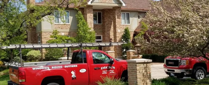 newly done roof by Dick's Roof Repair Service