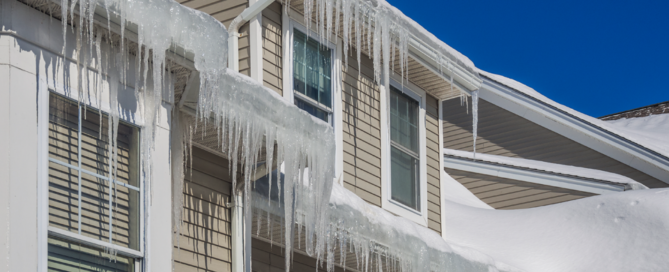 Icicles On Roofs Cause Damage