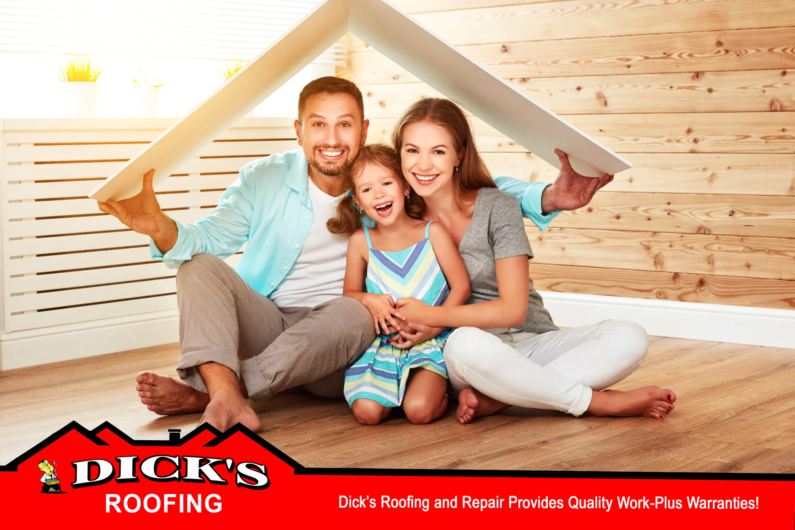 Dick’s Roofing and Repair Provides Quality Work-Plus Warranties!