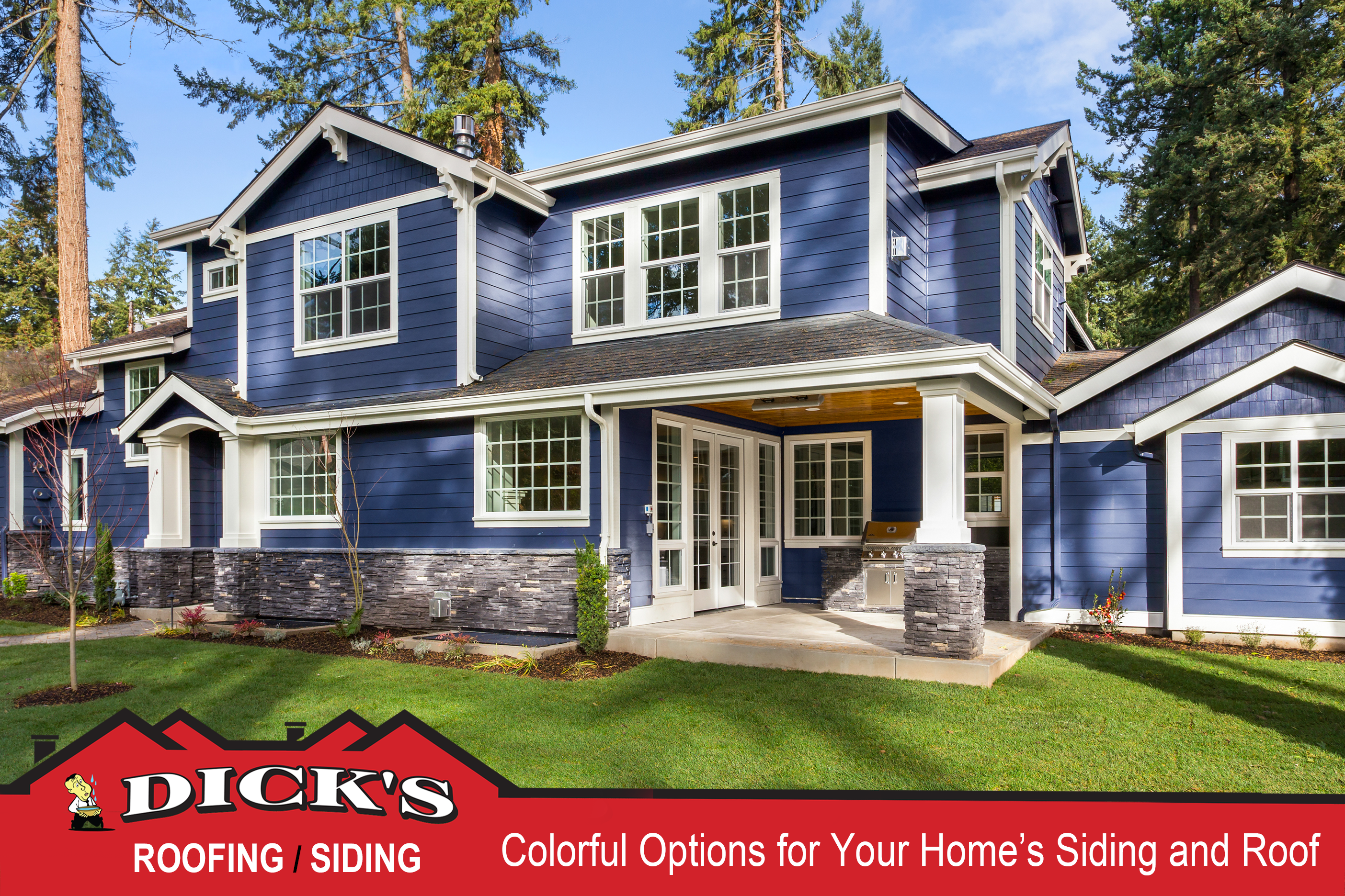 Colorful Options for Your Home’s Siding and Roof