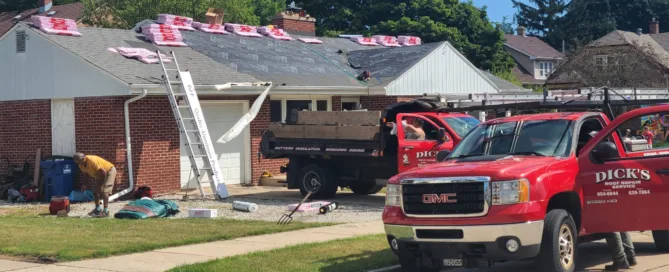 Dick's Roofing Replace Winner's Roof