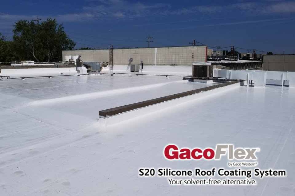 finished Gacoflex roof by Dick's Roof Repair Service