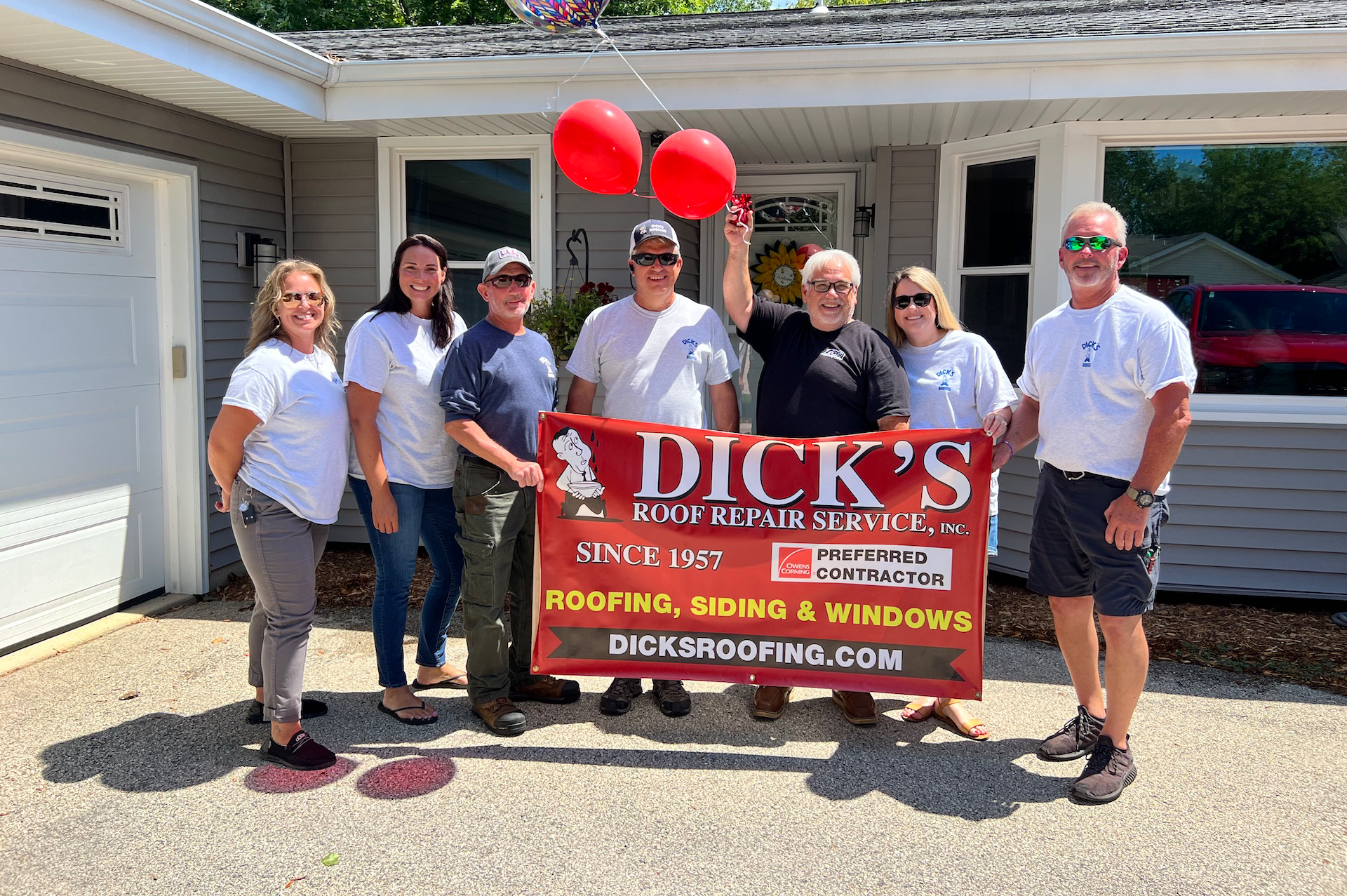 Celebrating Community Service: Dick’s Roofing Honors Volunteer Bill Roberts with a Free Roof